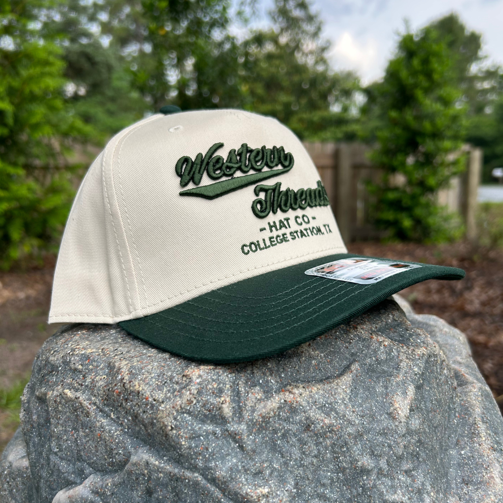 The OG High Class Hat | Tan/Green 5 Panel