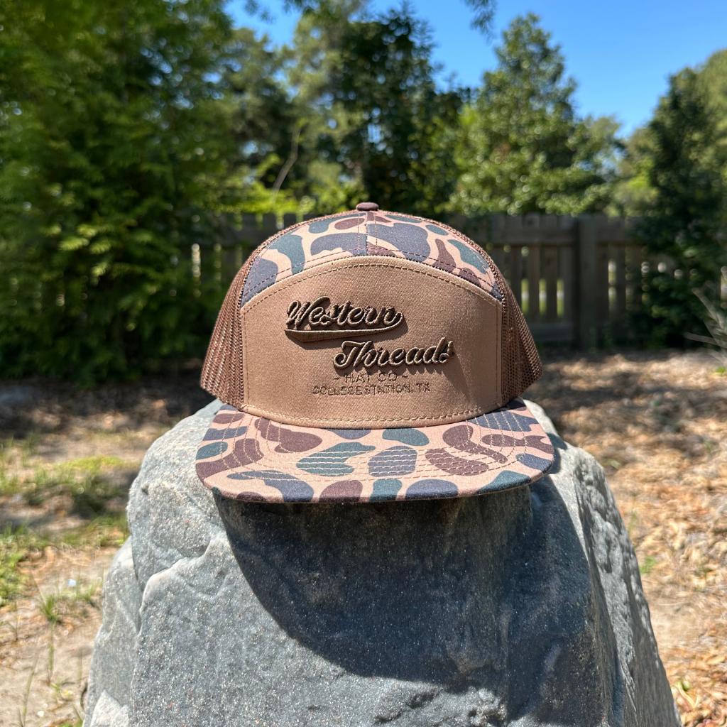 The OG High Class 7 Panel Hat | Camo Varieties