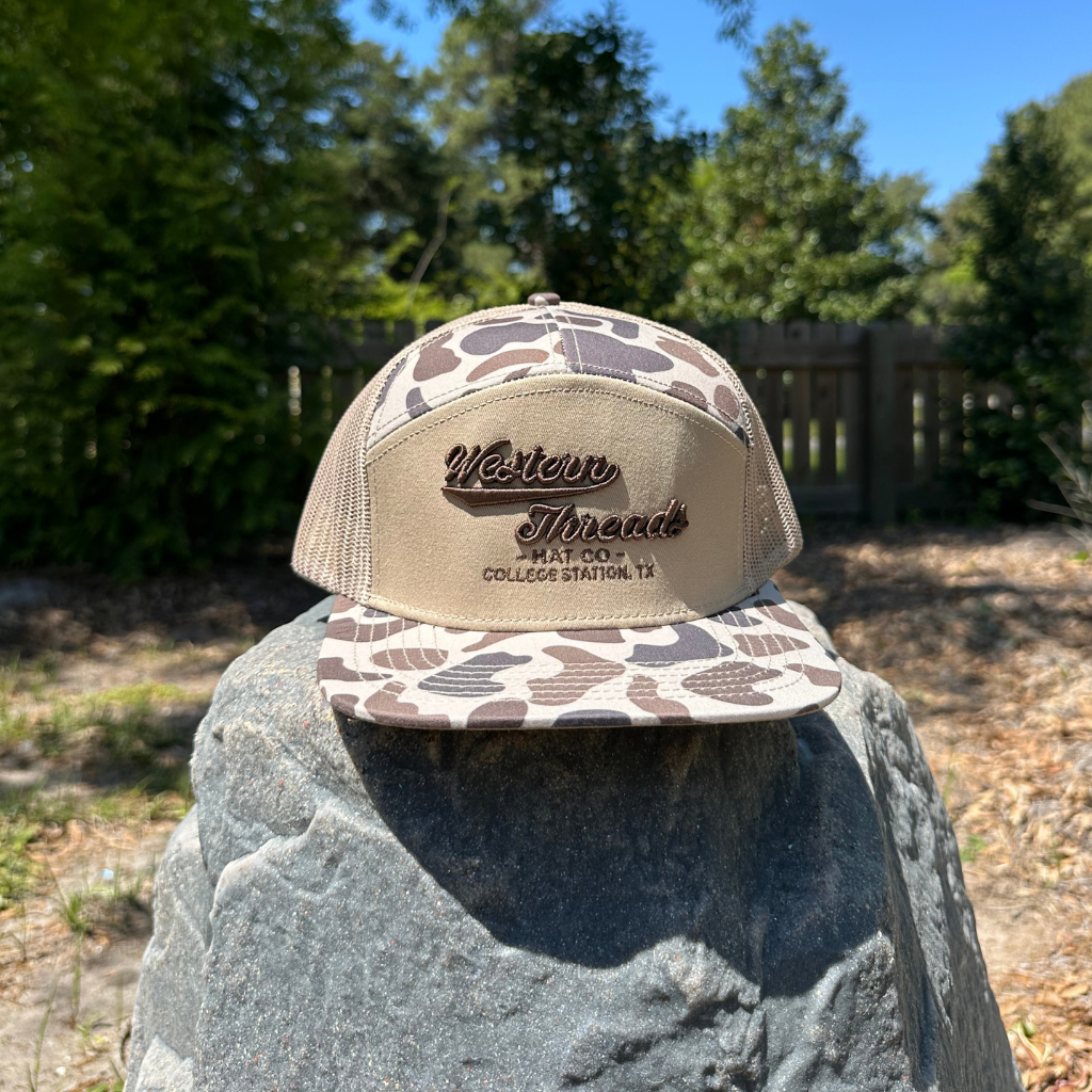 The OG High Class 7 Panel Hat | Camo Varieties