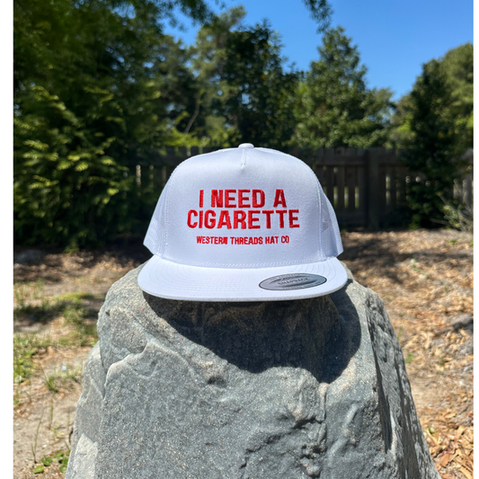 I Need A Cigarette | White Trucker
