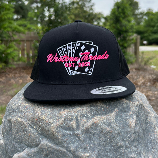 The Cards Hat | Black Trucker