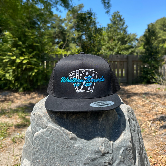 The Cards Hat | Black Trucker