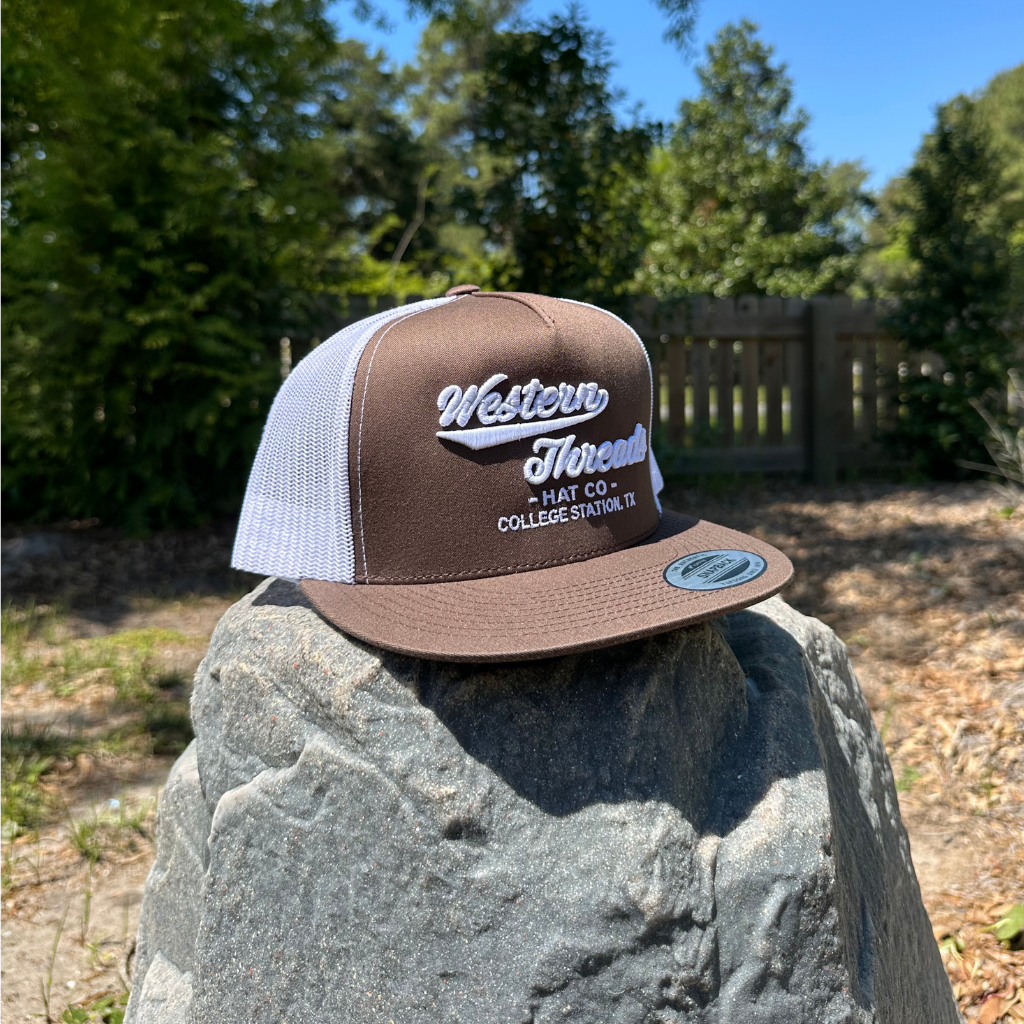 The OG High Class Hat | Brown/White Trucker