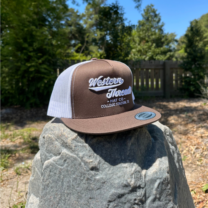 The OG High Class Hat | Brown/White Trucker
