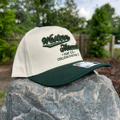 The OG High Class Hat | Tan/Green 5 Panel
