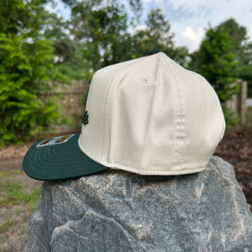 The OG High Class Hat | Tan/Green 5 Panel