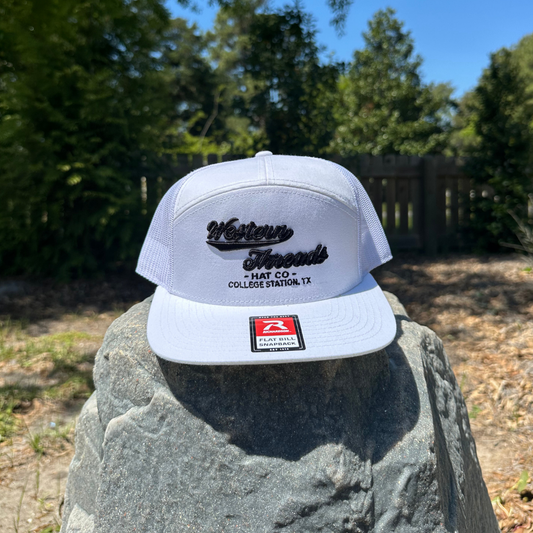 The OG High Class Hat | White 7 Panel