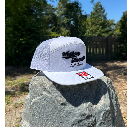 The OG High Class Hat | White 7 Panel