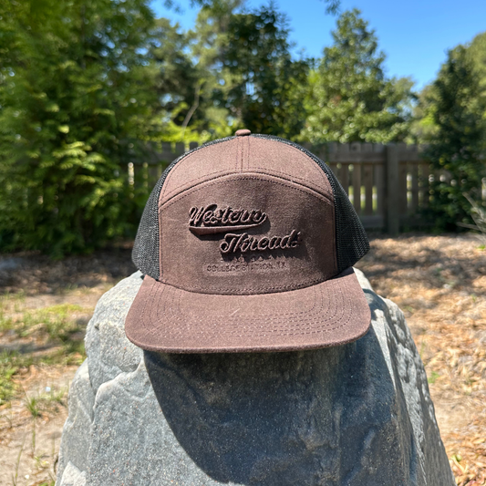 The OG High Class Hat | Dark Waxed 7 Panel
