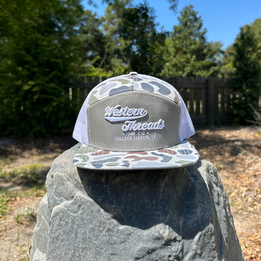 The OG High Class 7 Panel Hat | Camo Varieties