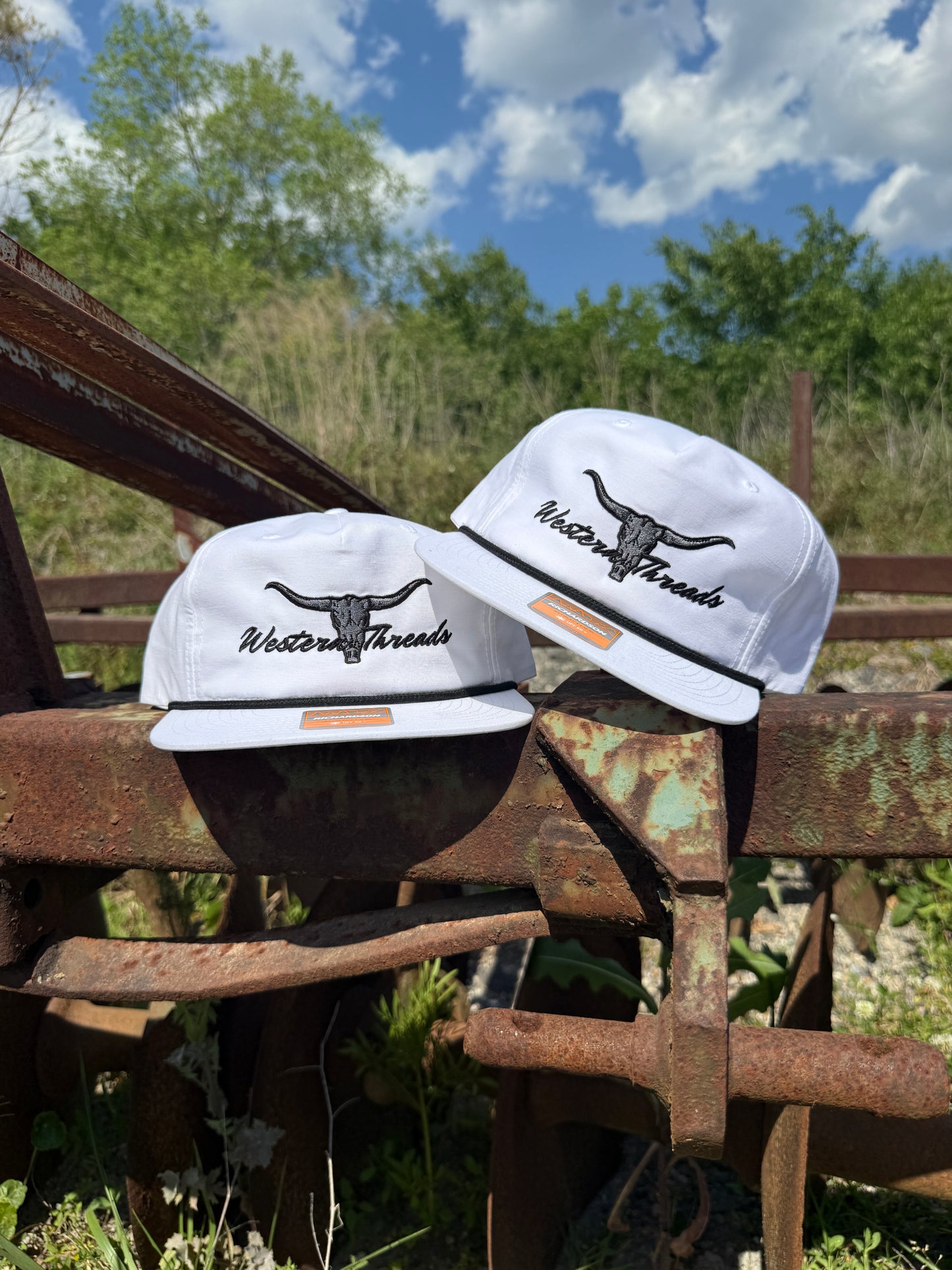 Bull N Horns | Rope | White-Western Threads Hat Co.