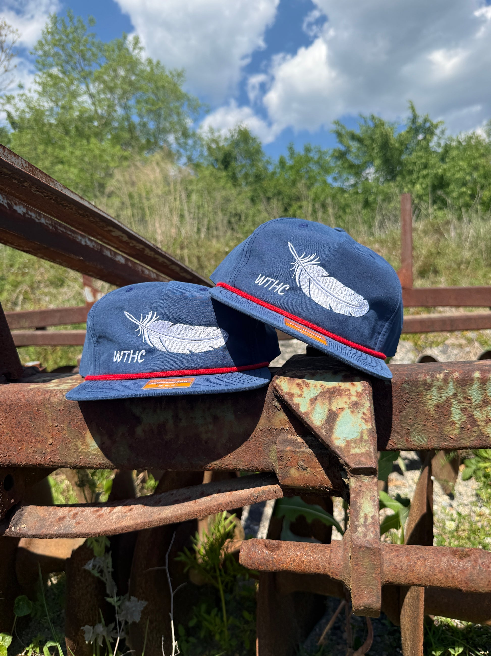 Feather | Rope | Red, White & Blue-Western Threads Hat Co.