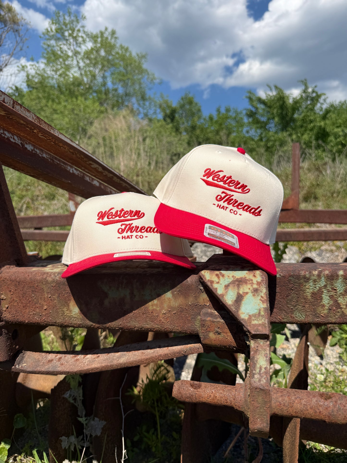 OG | 5 Panel | Red-Western Threads Hat Co.