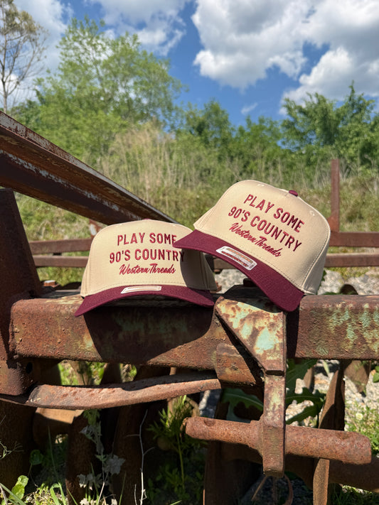 Play Some 90s Country | 5 Panel | Cardinal-Western Threads Hat Co.