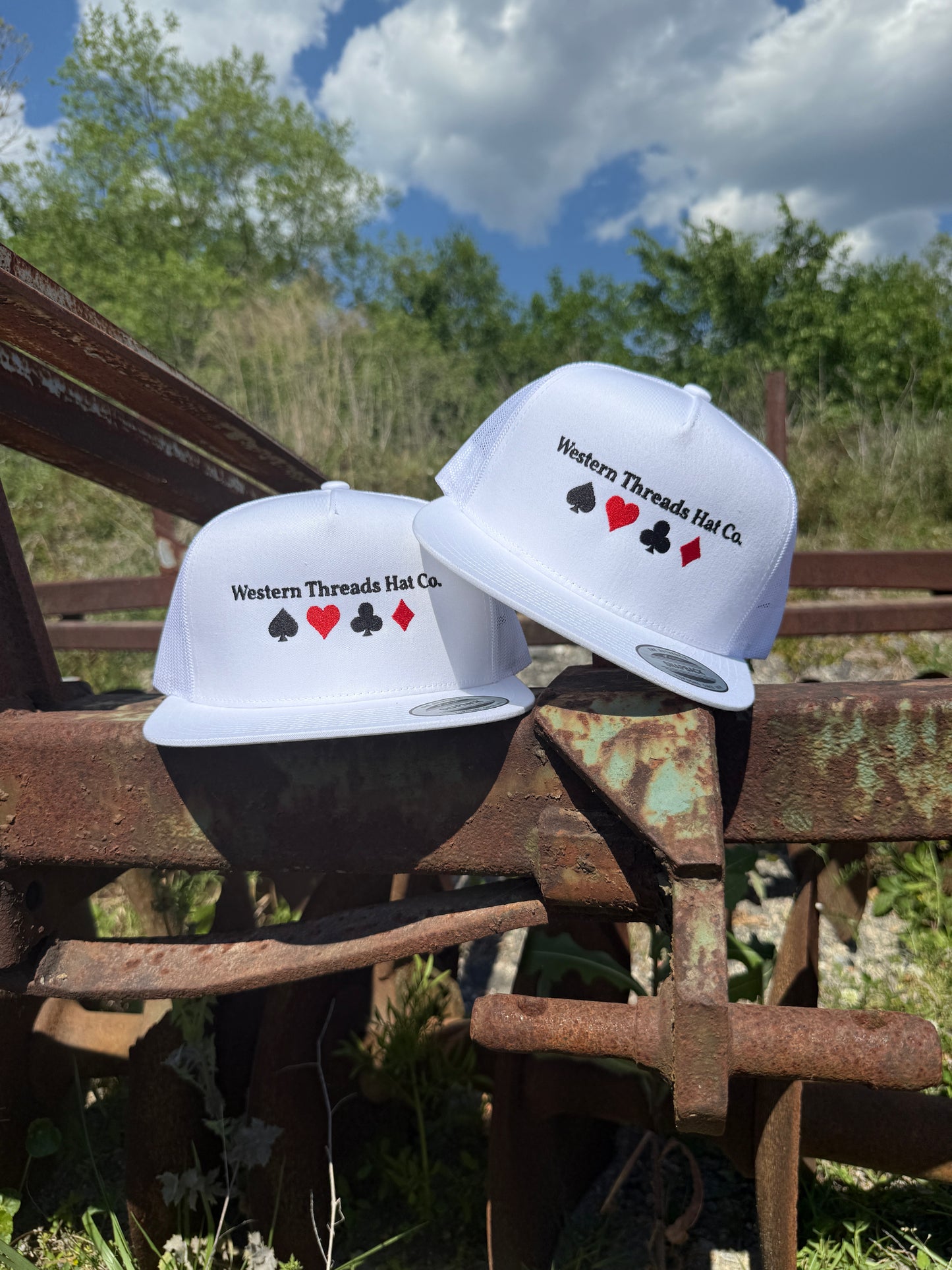 Suited Up | Trucker | White-Western Threads Hat Co.